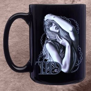 Taylor Swift TTPD 15oz Black Ceramic Mug